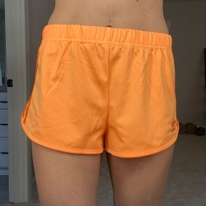Addidas orange woman’s small shorts